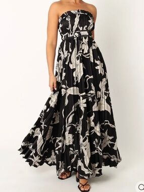 Petal & Pup Strapless Maxi Dress